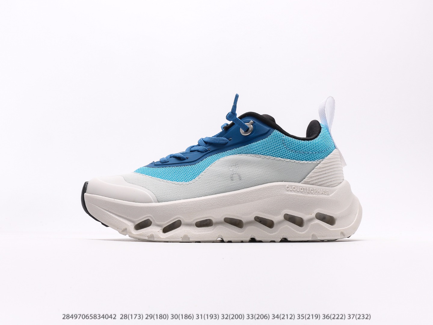 童鞋 昂跑 Cloudvista 鞋款以网球为灵感的运动休闲鞋注意：图下方显示为实际脚长，单位毫米[手工测量，可能存在5毫米左右的误差] #28467845454042-选品中心