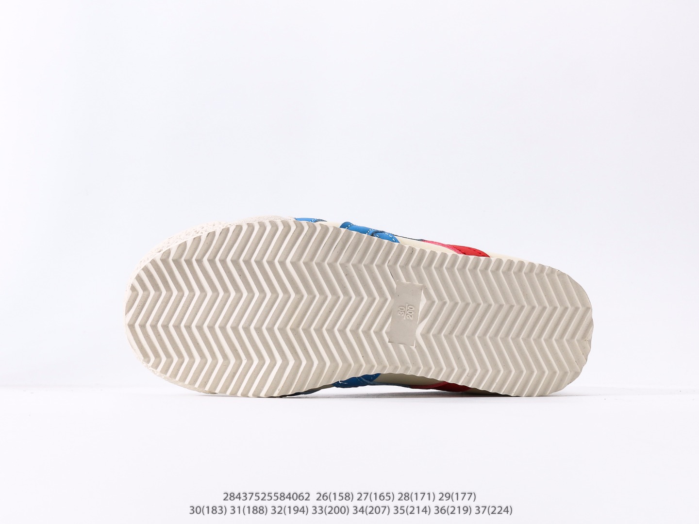 图片[4]-童鞋 鬼冢虎Tiger MEXICO 66最火爆的网红款儿童休闲复古风休闲运动鞋注意：图下方显示为实际内长，单位厘米[手工测量，可能存在0.5厘米左右的误差]，建议净脚长加1厘米左右对应标注的鞋内长选购 #28437525584062-选品中心