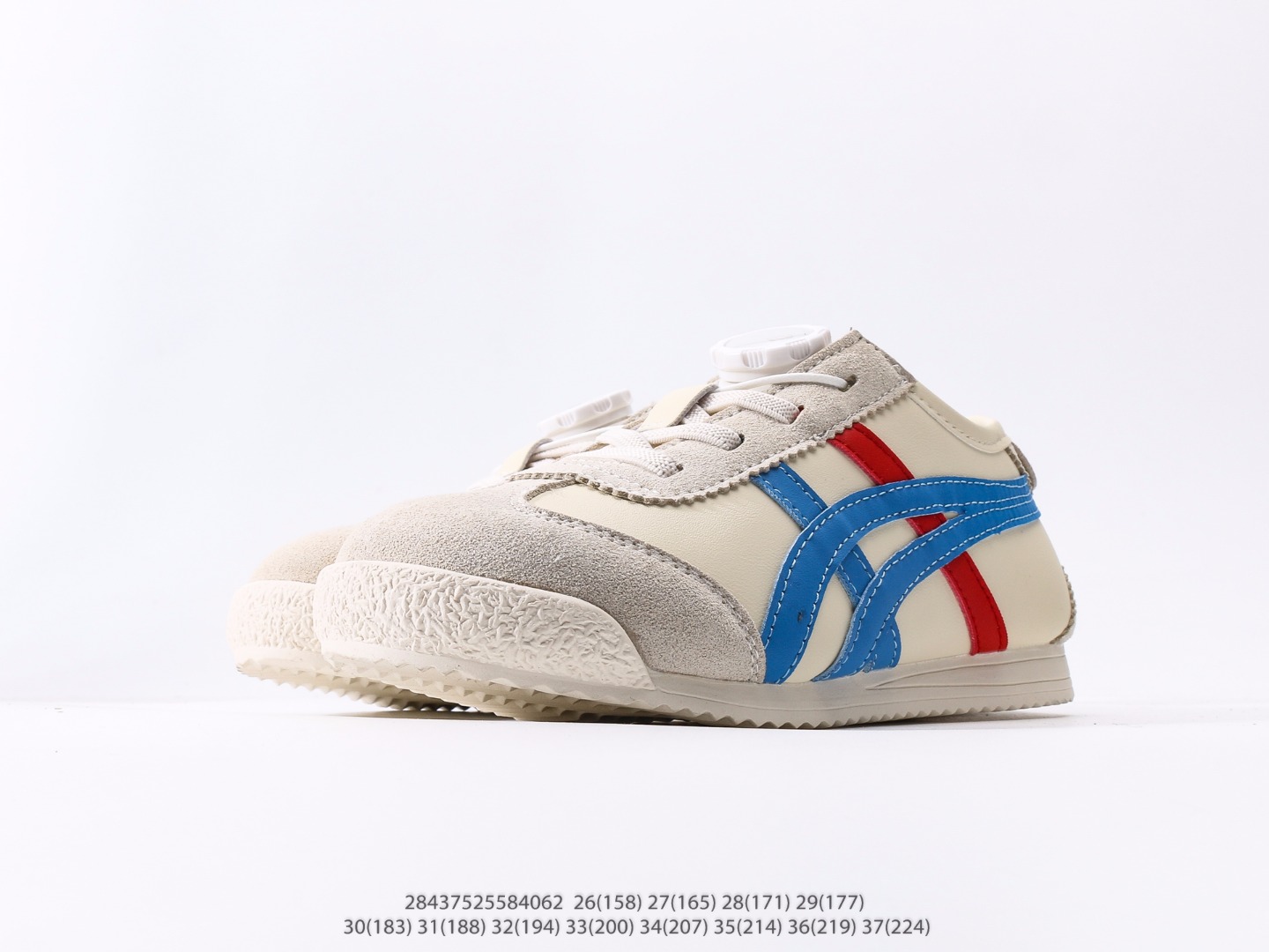 图片[5]-童鞋 鬼冢虎Tiger MEXICO 66最火爆的网红款儿童休闲复古风休闲运动鞋注意：图下方显示为实际内长，单位厘米[手工测量，可能存在0.5厘米左右的误差]，建议净脚长加1厘米左右对应标注的鞋内长选购 #28437525584062-选品中心