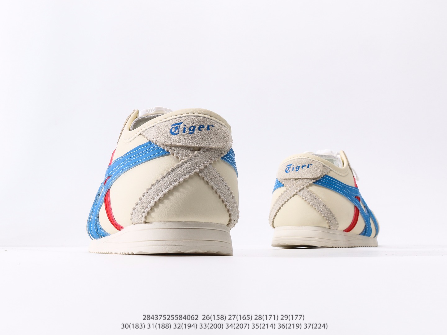 图片[6]-童鞋 鬼冢虎Tiger MEXICO 66最火爆的网红款儿童休闲复古风休闲运动鞋注意：图下方显示为实际内长，单位厘米[手工测量，可能存在0.5厘米左右的误差]，建议净脚长加1厘米左右对应标注的鞋内长选购 #28437525584062-选品中心