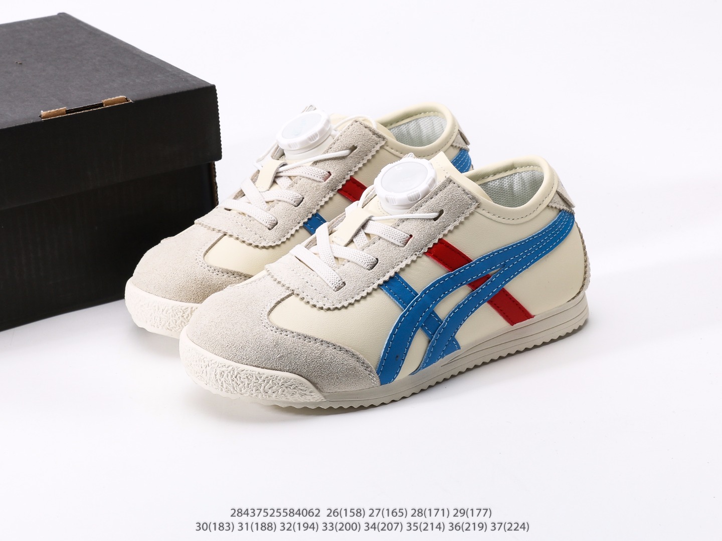 图片[9]-童鞋 鬼冢虎Tiger MEXICO 66最火爆的网红款儿童休闲复古风休闲运动鞋注意：图下方显示为实际内长，单位厘米[手工测量，可能存在0.5厘米左右的误差]，建议净脚长加1厘米左右对应标注的鞋内长选购 #28437525584062-选品中心