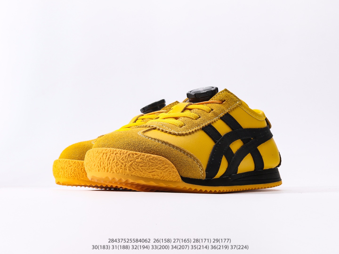 图片[5]-童鞋 鬼冢虎Tiger MEXICO 66最火爆的网红款儿童休闲复古风休闲运动鞋注意：图下方显示为实际内长，单位厘米[手工测量，可能存在0.5厘米左右的误差]，建议净脚长加1厘米左右对应标注的鞋内长选购 #28437525584062-选品中心