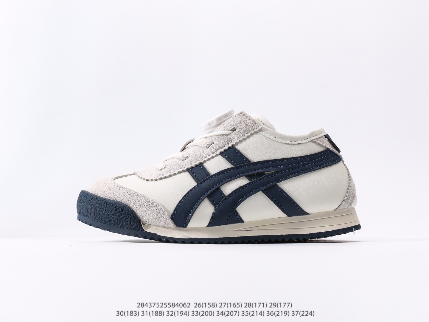 童鞋 鬼冢虎Tiger MEXICO 66最火爆的网红款儿童休闲复古风休闲运动鞋注意：图下方显示为实际内长，单位厘米[手工测量，可能存在0.5厘米左右的误差]，建议净脚长加1厘米左右对应标注的鞋内长选购 #28437525584062-选品中心