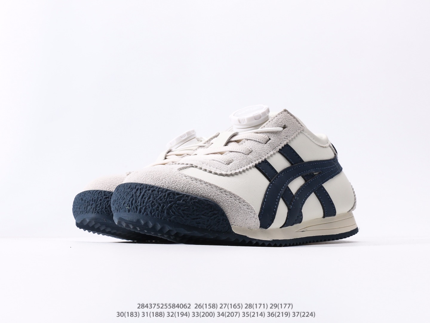 图片[5]-童鞋 鬼冢虎Tiger MEXICO 66最火爆的网红款儿童休闲复古风休闲运动鞋注意：图下方显示为实际内长，单位厘米[手工测量，可能存在0.5厘米左右的误差]，建议净脚长加1厘米左右对应标注的鞋内长选购 #28437525584062-选品中心