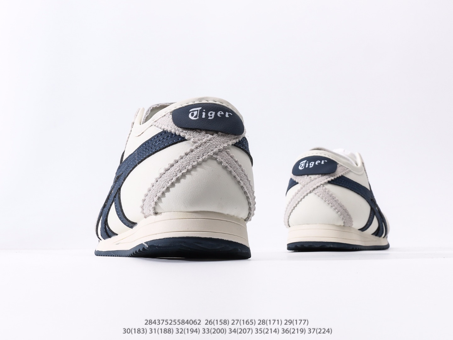 图片[6]-童鞋 鬼冢虎Tiger MEXICO 66最火爆的网红款儿童休闲复古风休闲运动鞋注意：图下方显示为实际内长，单位厘米[手工测量，可能存在0.5厘米左右的误差]，建议净脚长加1厘米左右对应标注的鞋内长选购 #28437525584062-选品中心