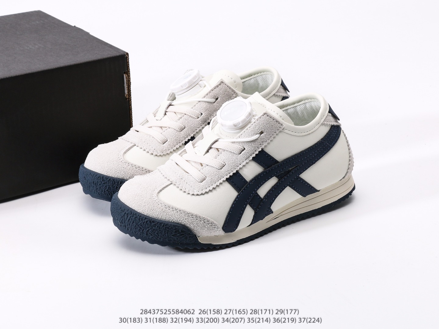 图片[9]-童鞋 鬼冢虎Tiger MEXICO 66最火爆的网红款儿童休闲复古风休闲运动鞋注意：图下方显示为实际内长，单位厘米[手工测量，可能存在0.5厘米左右的误差]，建议净脚长加1厘米左右对应标注的鞋内长选购 #28437525584062-选品中心