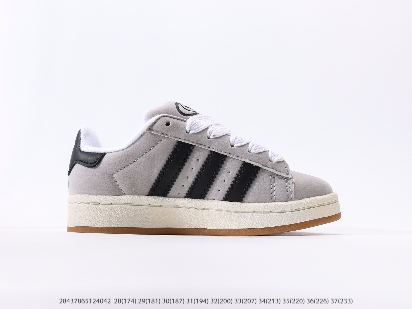 图片[2]-童鞋 阿迪达斯Adidas Originals Campus 00s 学院系列面包风经典复古低帮百搭休闲运动板鞋注意：图下方显示为实际脚长，单位毫米[手工测量，可能存在5毫米左右的误差] #28437865124042-选品中心