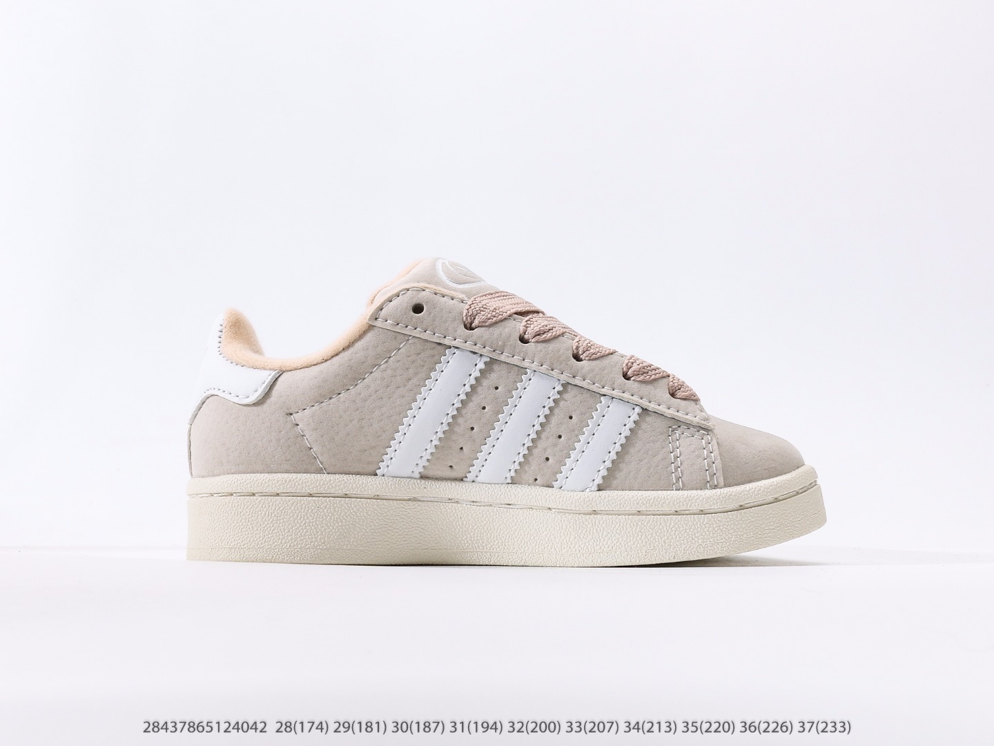 图片[2]-童鞋 阿迪达斯Adidas Originals Campus 00s 学院系列面包风经典复古低帮百搭休闲运动板鞋注意：图下方显示为实际脚长，单位毫米[手工测量，可能存在5毫米左右的误差] #28437865124042-选品中心