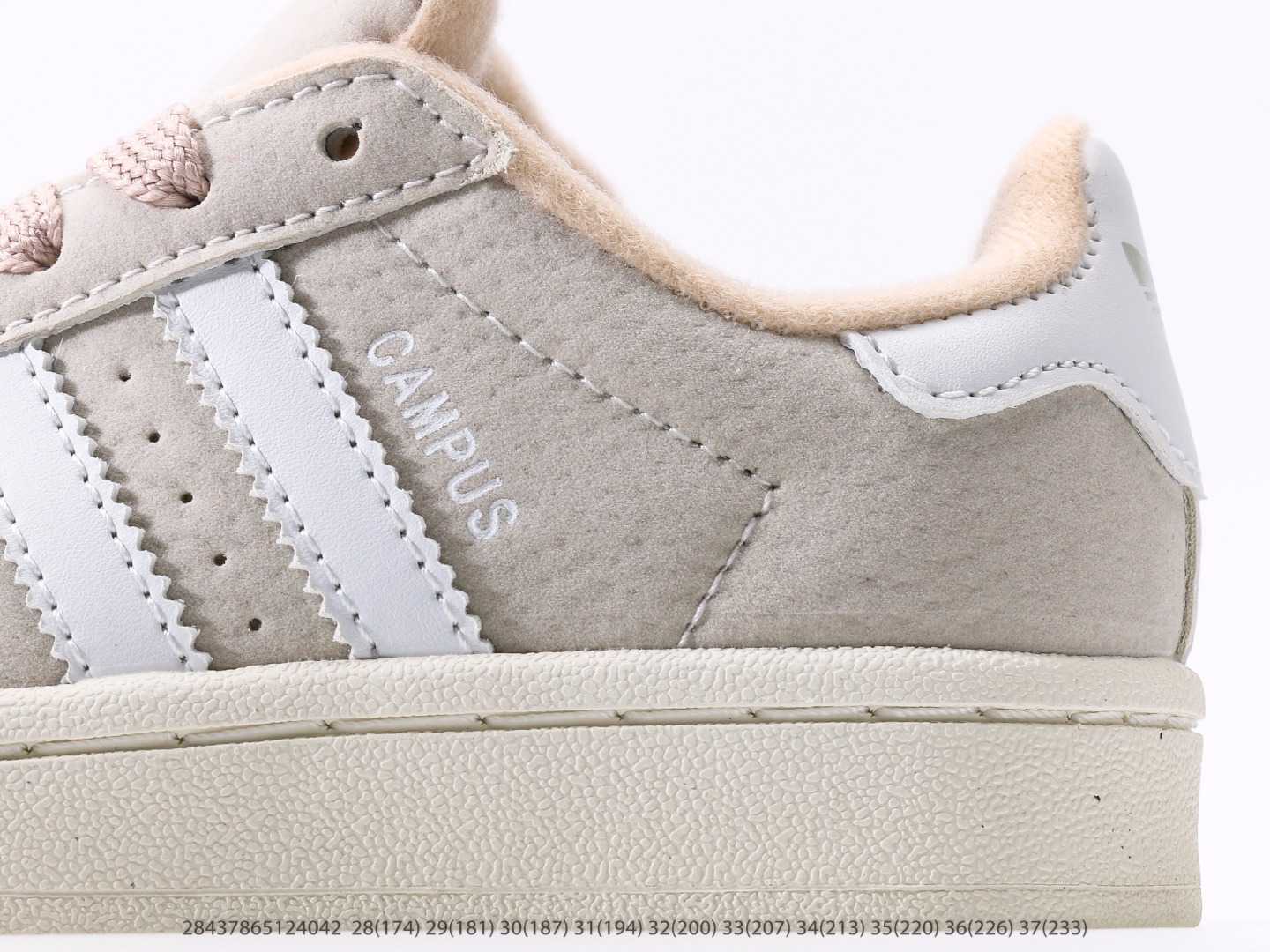 图片[7]-童鞋 阿迪达斯Adidas Originals Campus 00s 学院系列面包风经典复古低帮百搭休闲运动板鞋注意：图下方显示为实际脚长，单位毫米[手工测量，可能存在5毫米左右的误差] #28437865124042-选品中心