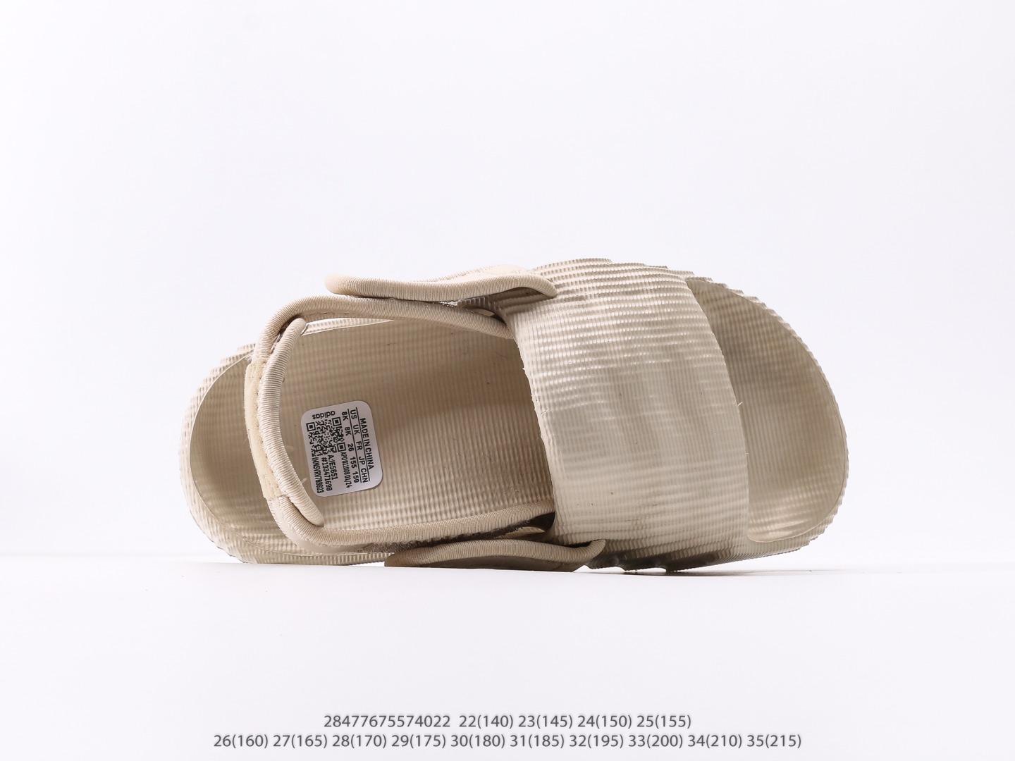 图片[3]-童鞋 阿迪达斯adidas露趾休闲运动鞋男女童百搭潮牌款凉鞋！夏天必入款！！注意：图下方显示为实际脚长，单位毫米[手工测量，可能存在5毫米左右的误差] #28477675574022-选品中心