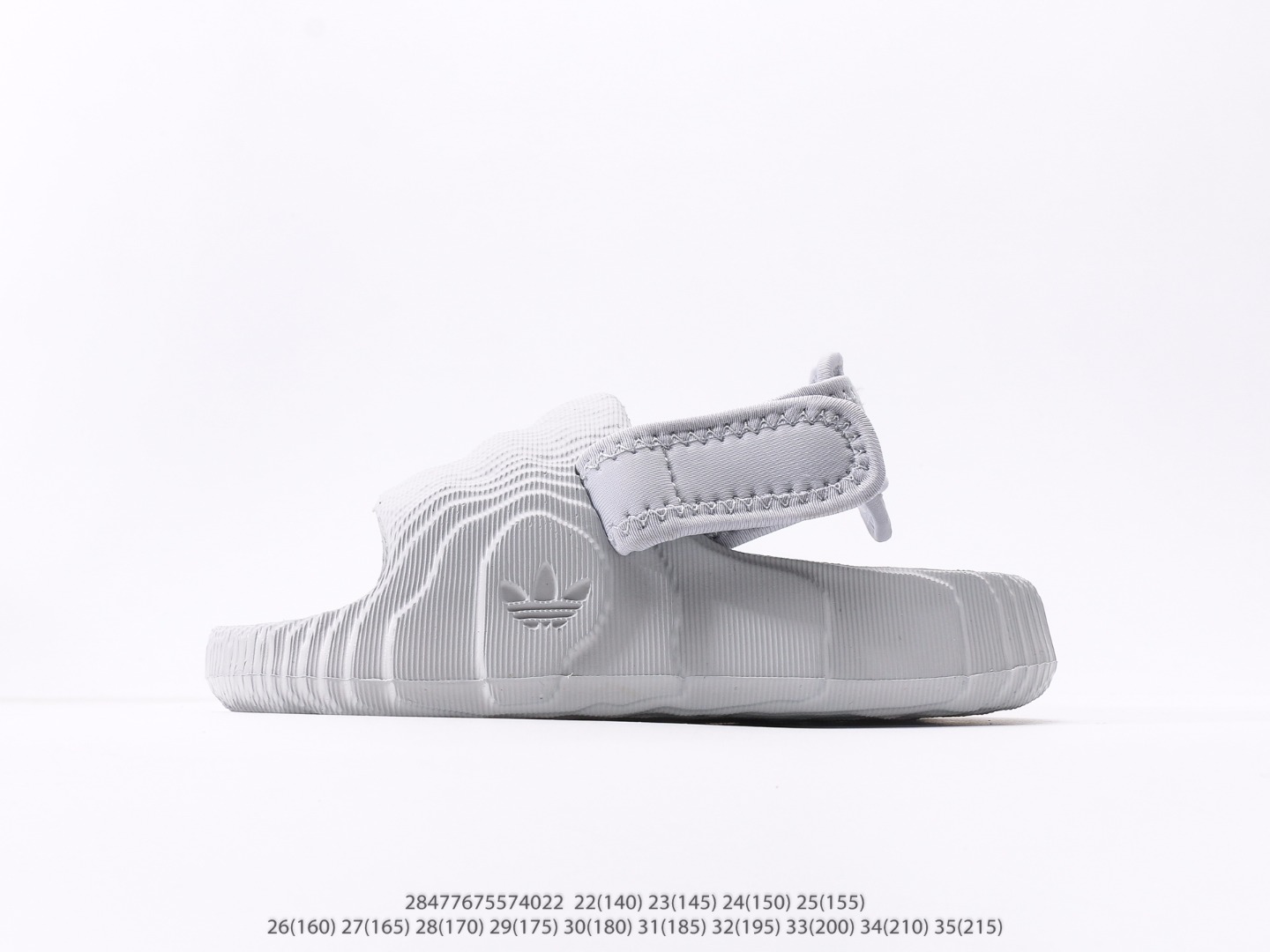 童鞋 阿迪达斯adidas露趾休闲运动鞋男女童百搭潮牌款凉鞋！夏天必入款！！注意：图下方显示为实际脚长，单位毫米[手工测量，可能存在5毫米左右的误差] #28477675574022-选品中心