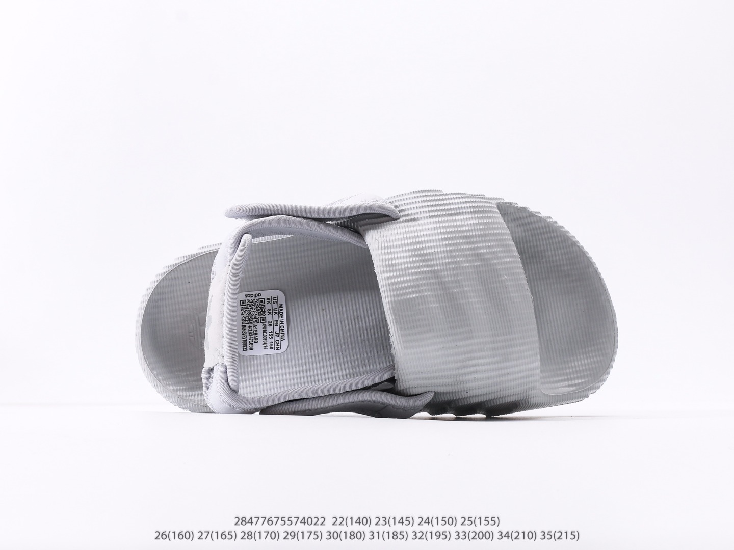 图片[3]-童鞋 阿迪达斯adidas露趾休闲运动鞋男女童百搭潮牌款凉鞋！夏天必入款！！注意：图下方显示为实际脚长，单位毫米[手工测量，可能存在5毫米左右的误差] #28477675574022-选品中心