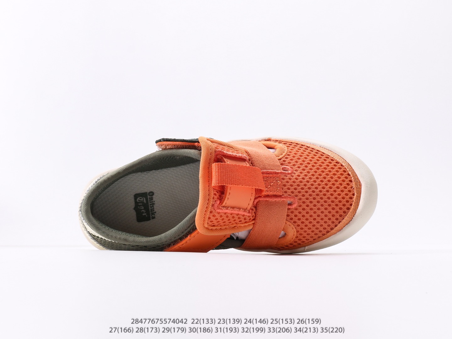 图片[3]-童鞋 鬼冢虎猪八皮单网侧贴童鞋 今年的真的是太火了！这款鬼冢虎已卖爆！单网十分透气，鞋底也非常柔软，走路再多也不累脚！夏天必入款！！注意：图下方显示为实际脚长，单位毫米[手工测量，可能存在5毫米左右的误差] #28477675574042-选品中心