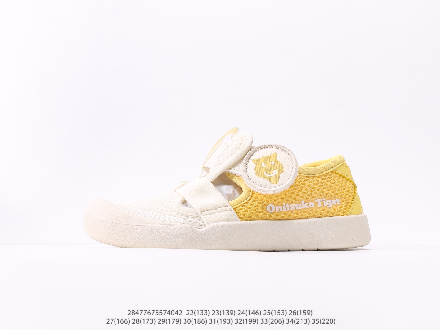 童鞋 鬼冢虎猪八皮单网侧贴童鞋 今年的真的是太火了！这款鬼冢虎已卖爆！单网十分透气，鞋底也非常柔软，走路再多也不累脚！夏天必入款！！注意：图下方显示为实际脚长，单位毫米[手工测量，可能存在5毫米左右的误差] #28477675574042-选品中心