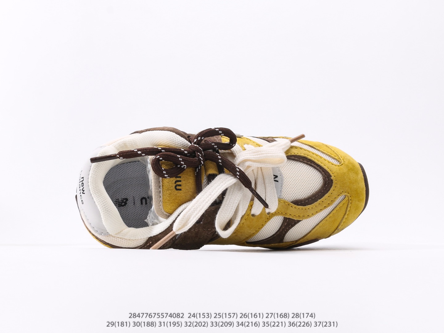 图片[3]-童鞋 新百伦New Balance 系列复古风休闲运动慢跑鞋注意：图下方显示为实际内长，单位厘米[手工测量，可能存在0.5厘米左右的误差]，建议净脚长加1厘米左右对应标注的鞋内长选购 #28477675574082-选品中心