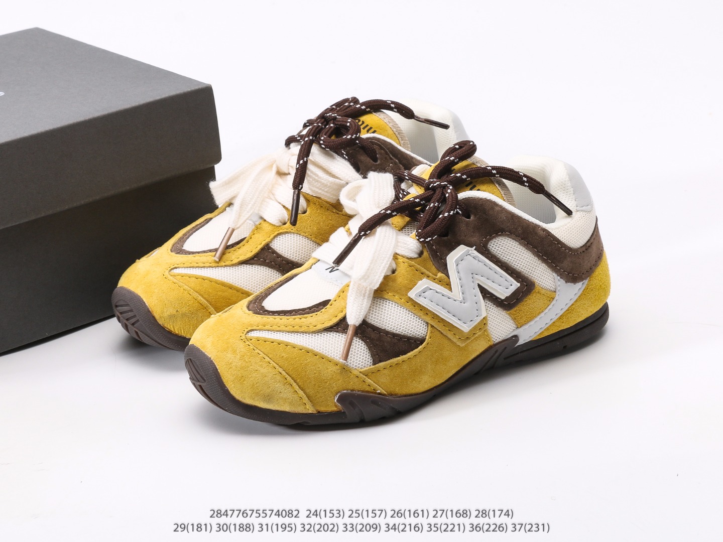 图片[9]-童鞋 新百伦New Balance 系列复古风休闲运动慢跑鞋注意：图下方显示为实际内长，单位厘米[手工测量，可能存在0.5厘米左右的误差]，建议净脚长加1厘米左右对应标注的鞋内长选购 #28477675574082-选品中心