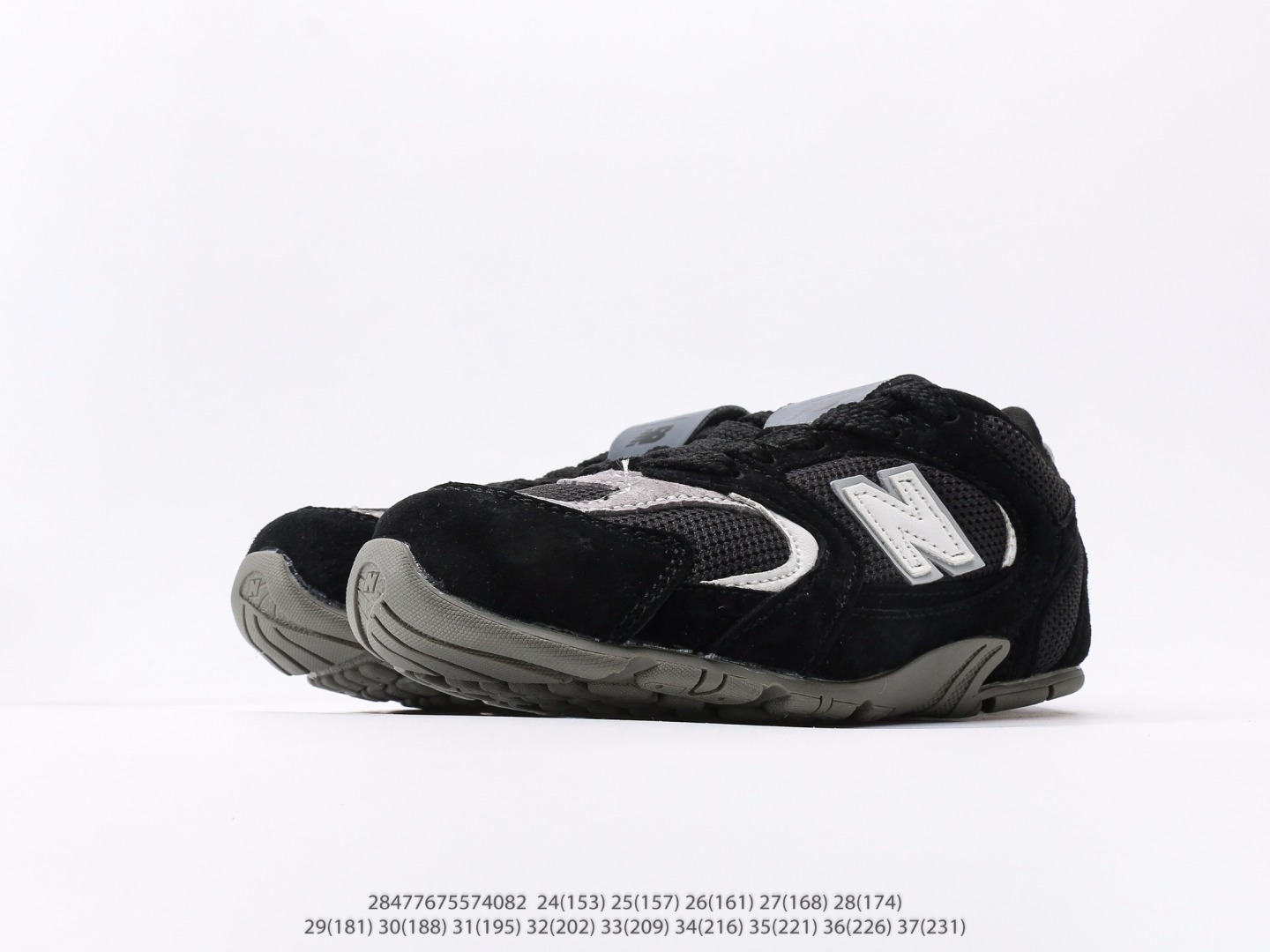 图片[5]-童鞋 新百伦New Balance 系列复古风休闲运动慢跑鞋注意：图下方显示为实际内长，单位厘米[手工测量，可能存在0.5厘米左右的误差]，建议净脚长加1厘米左右对应标注的鞋内长选购 #28477675574082-选品中心