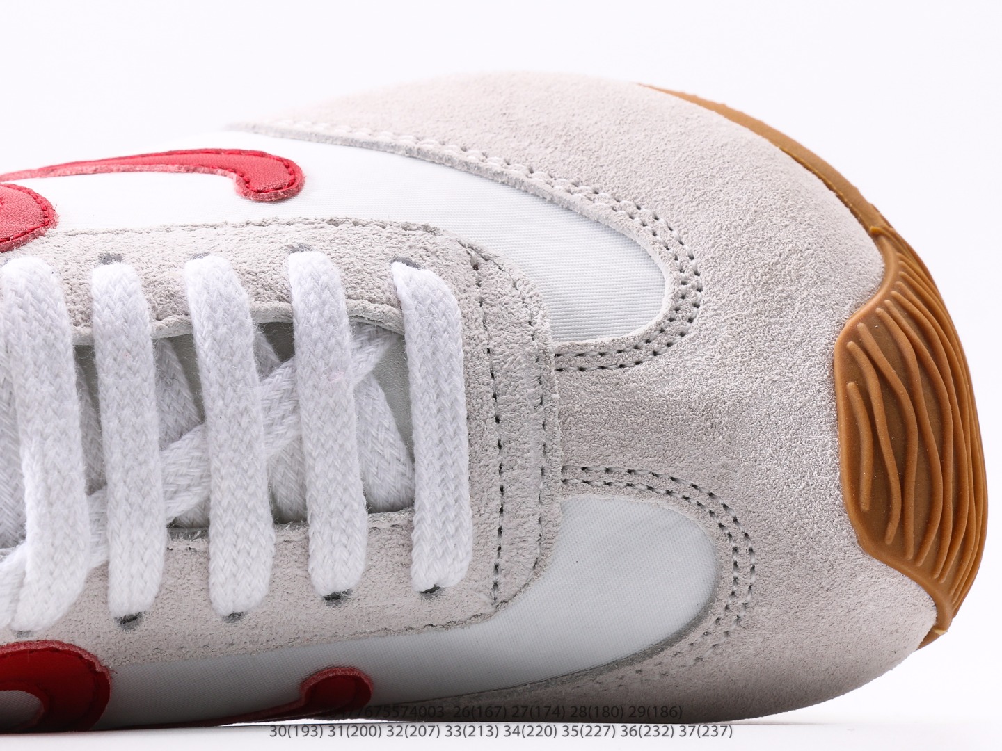 图片[8]-童鞋 罗意威Loewe Ballet Runner 2.0 Sneakers 芭蕾舞2.0系列阿甘复古风德训薄底百搭休闲运动鞋注意：图下方显示为实际脚长，单位毫米[手工测量，可能存在5毫米左右的误差] #28477675574003-选品中心