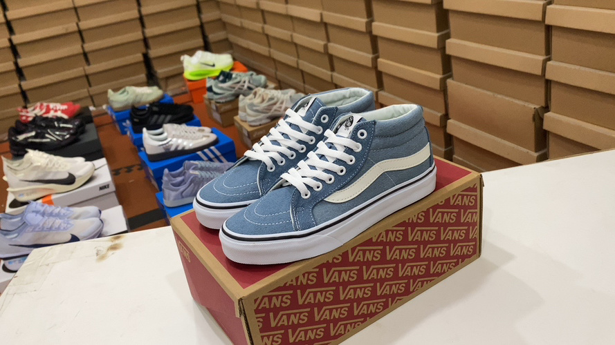 Vans Sk8-Hi Denim Sneakers: Stylish, Durable, and Ready for Anything