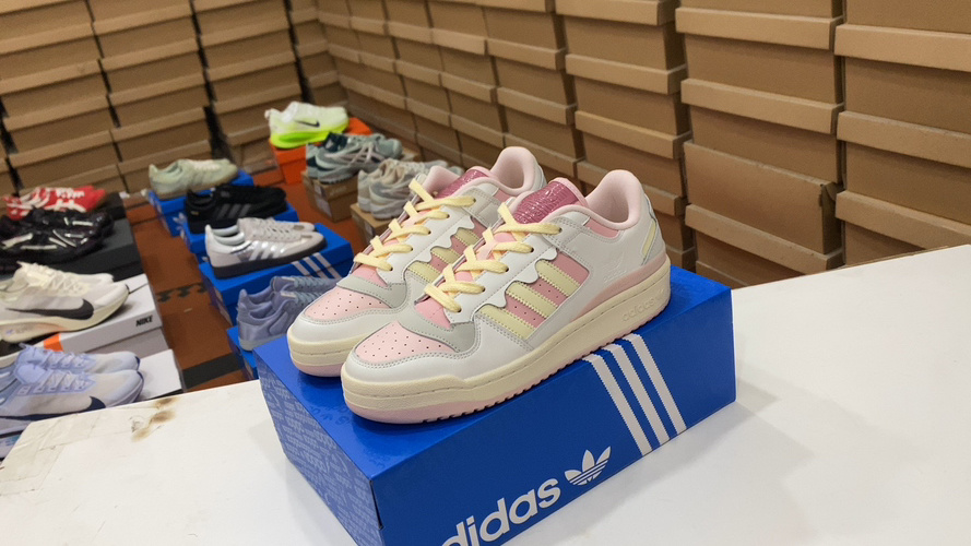 Adidas Originals Forum Low Pink Lemonade Women's Shoes JR8032 Size 36-40