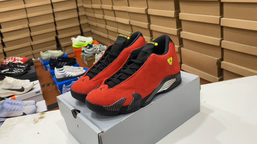 Air Jordan 14 Retro Ferrari Red Suede Men's Basketball Shoes IF5015-600 1 Air Jordan 14 Retro Ferrari Red Suede Men's Basketball Shoes IF5015-600