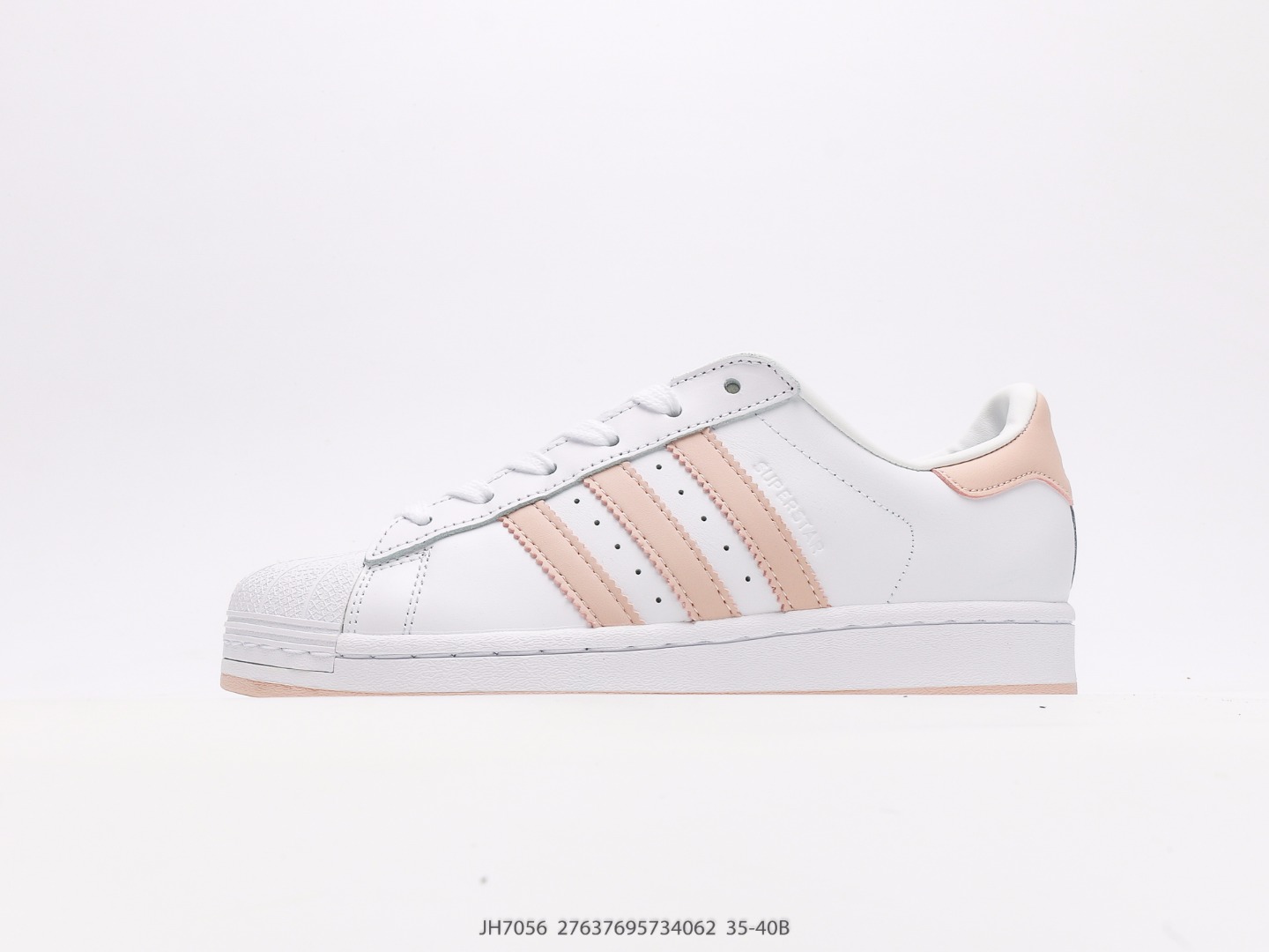 Adidas Originals Superstar Classic Casual Versatile Low-Top Sneakers White/Rose 2 o 1iuja2shamtj3mno83100n72b6a