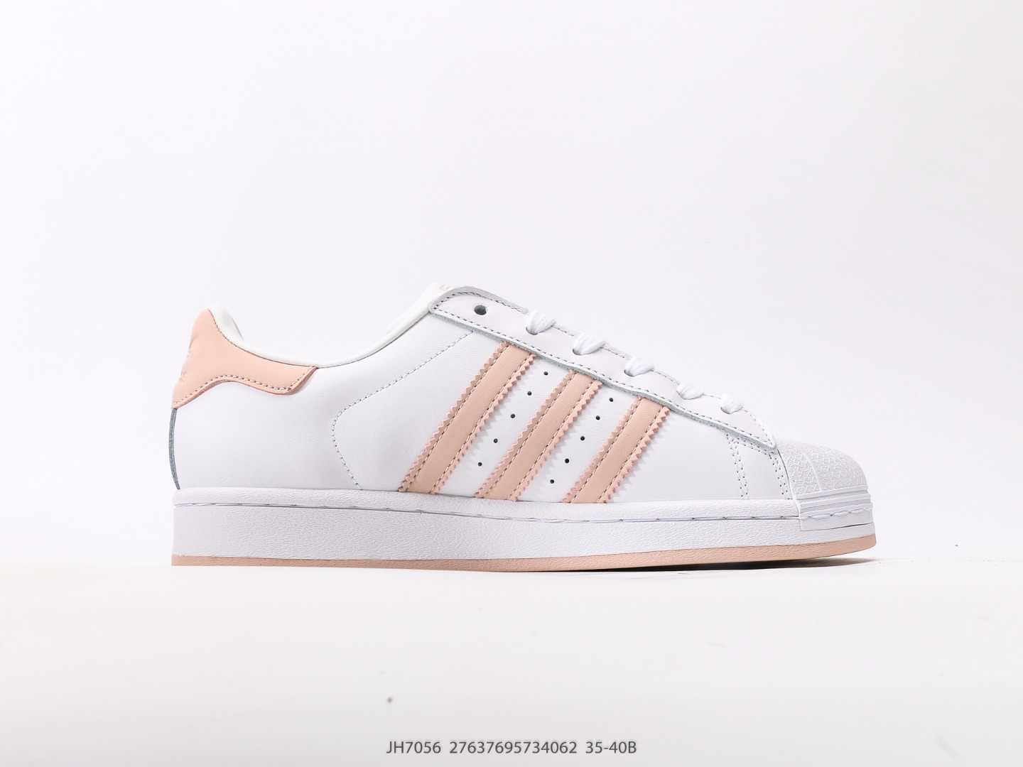 Adidas Originals Superstar Classic Casual Versatile Low-Top Sneakers White/Rose 3 o 1iuja2shb6i81sfl1qc31e10d1g6b