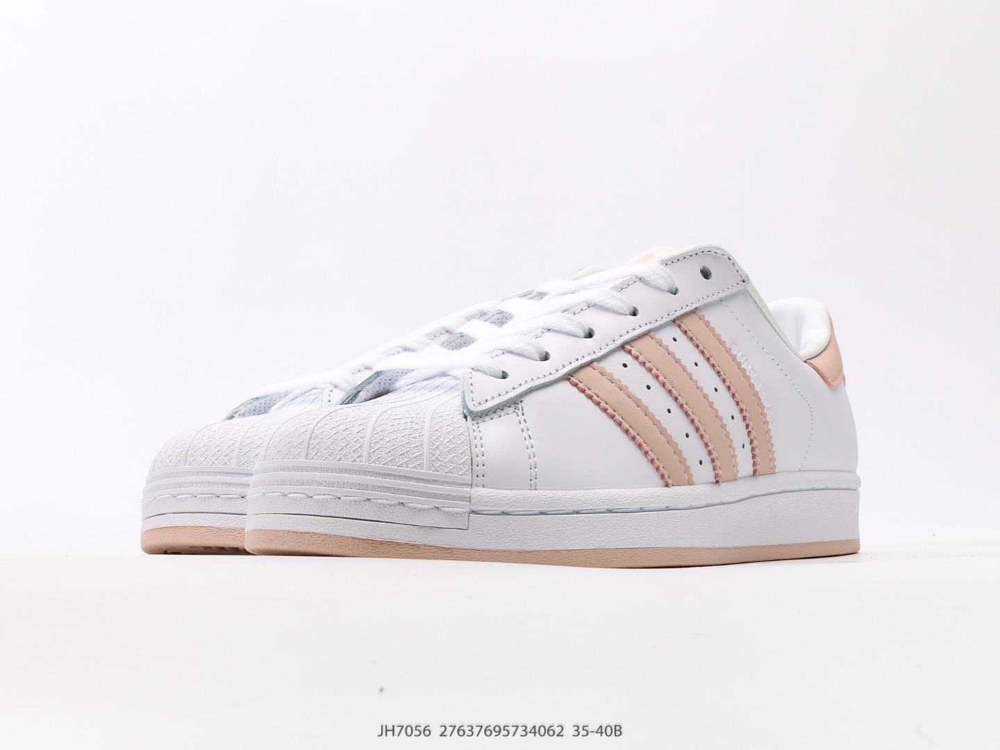 Adidas Originals Superstar Classic Casual Versatile Low-Top Sneakers White/Rose 6 o 1iuja2shd1u0g1eoc1ge1fvj1a2a6e