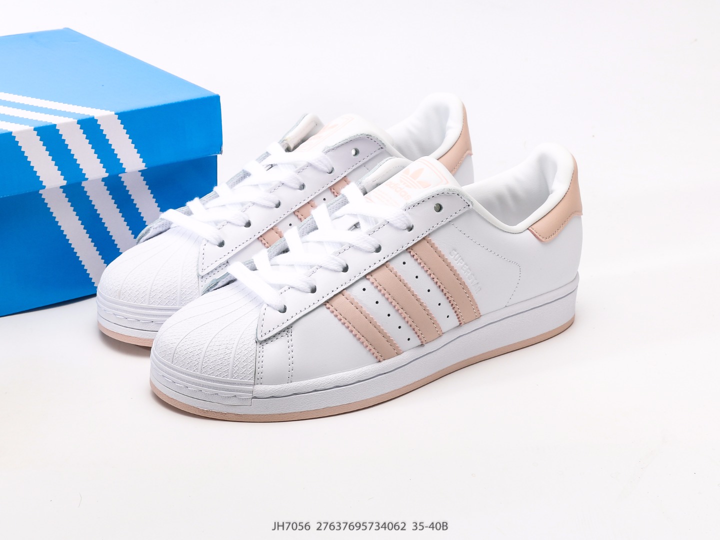 Adidas Originals Superstar Classic Casual Versatile Low-Top Sneakers White/Rose 10 o 1iuja2shfa5lnrh1gt51pln9nk6i