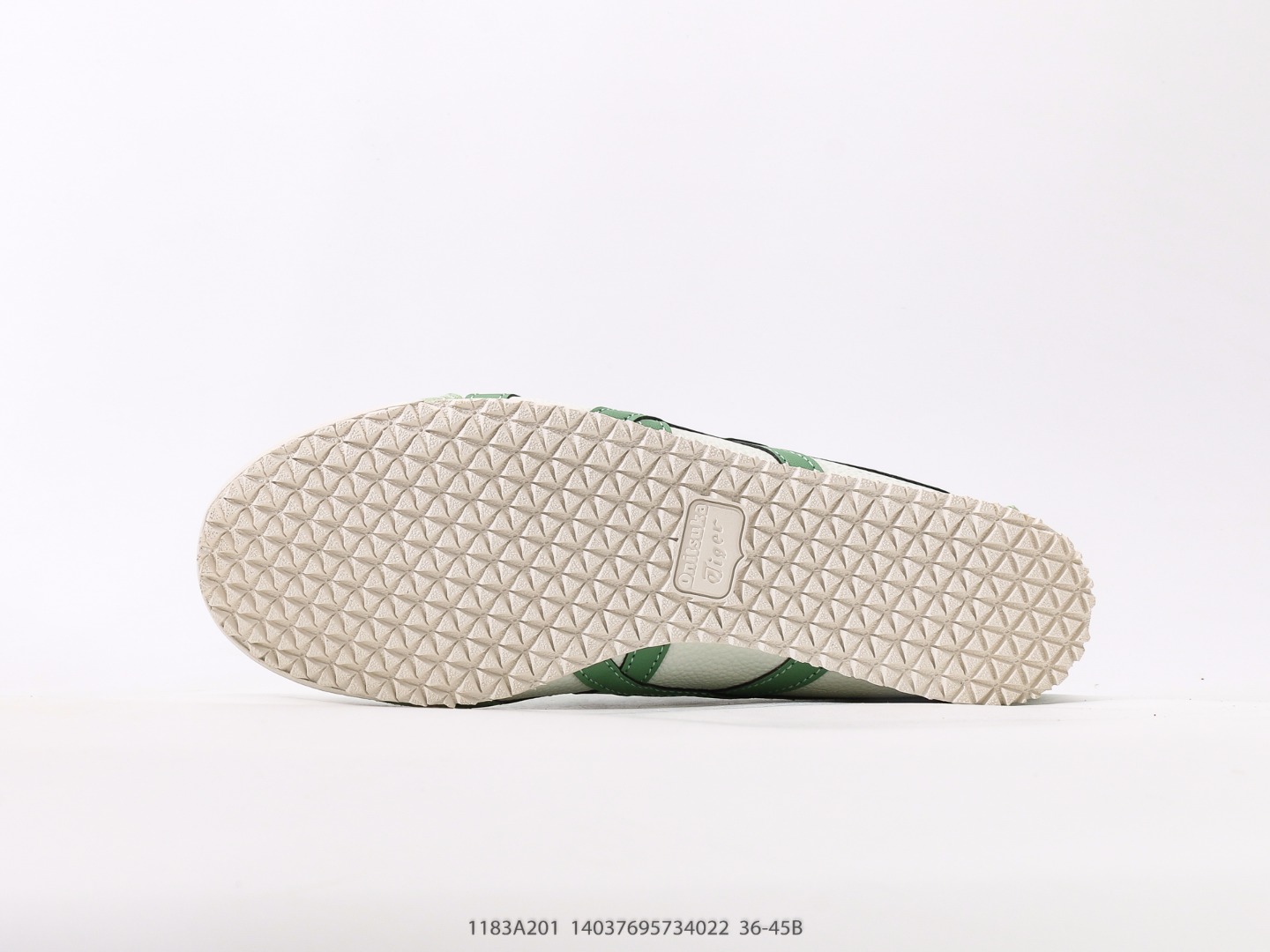 Onitsuka Tiger Mexico 66 Deluxe: Handcrafted Leather Sneakers - Green & White 5 o 1iujado2c7jisme1s3t1r1118pv3