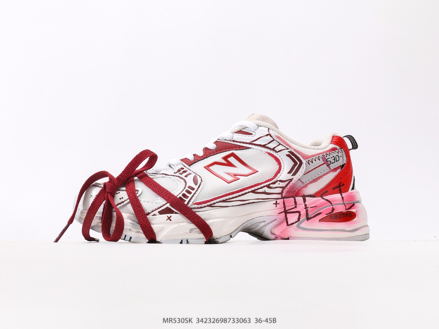 New Balance 530 Retro Running Shoes Breathable White Burgundy Sneakers 2 o 1iujbi09812ek1p922gk1f9s1gpu0
