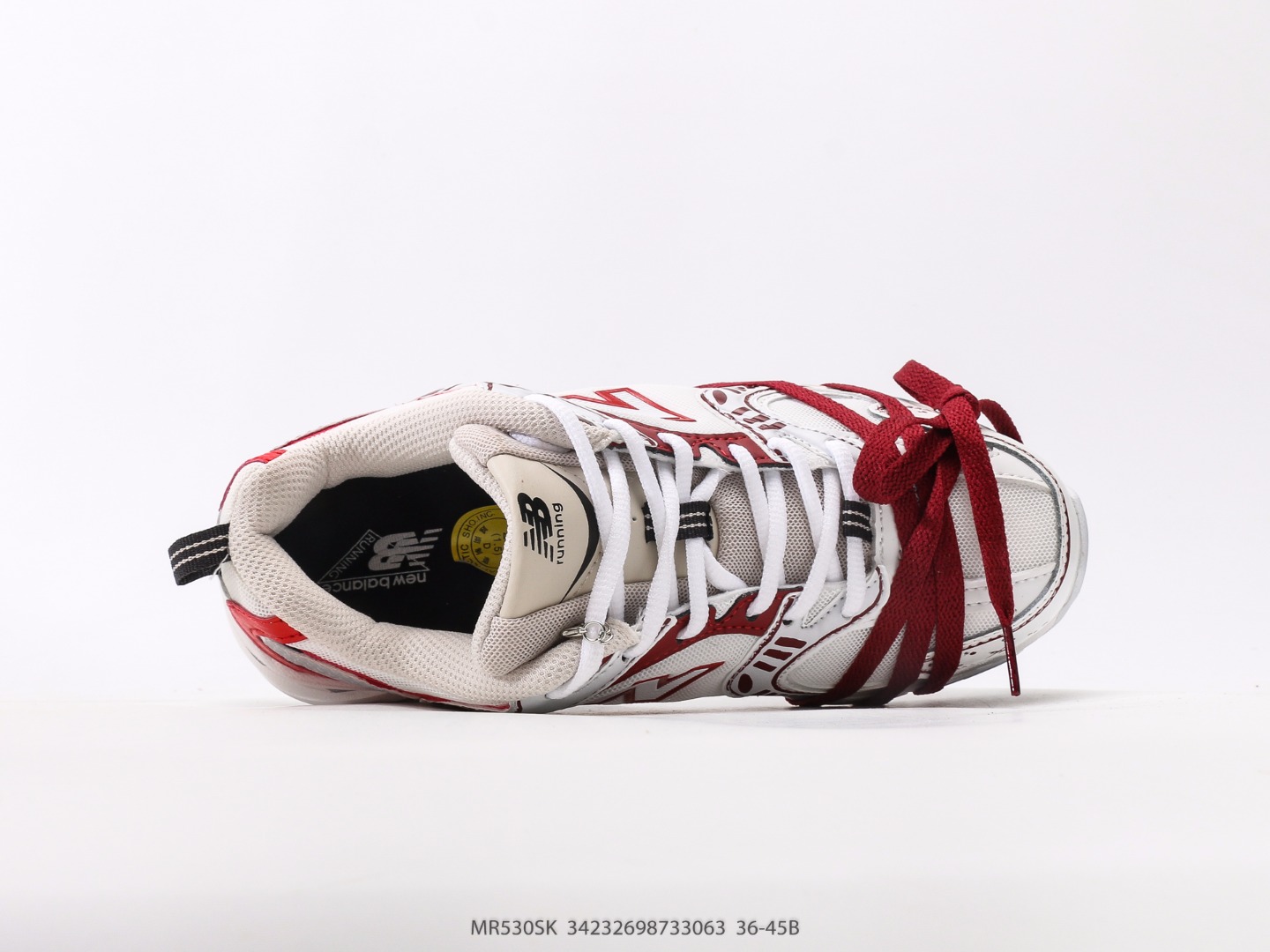 New Balance 530 Retro Running Shoes Breathable White Burgundy Sneakers 4 o 1iujbi0994dk46a187vk8o1i2u2