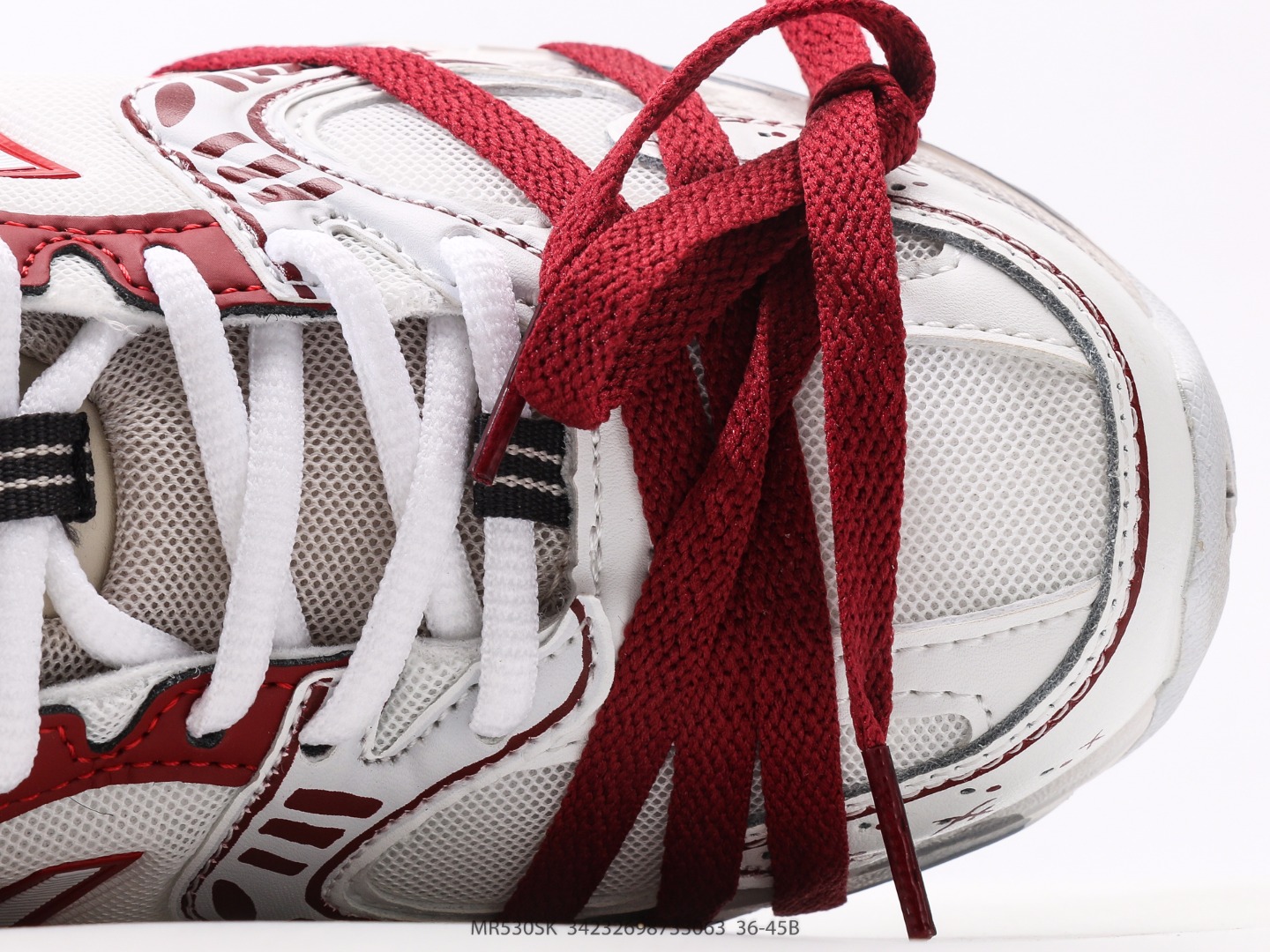 New Balance 530 Retro Running Shoes Breathable White Burgundy Sneakers 9 o 1iujbi09b1v04bqt1u4c17ik4ji7