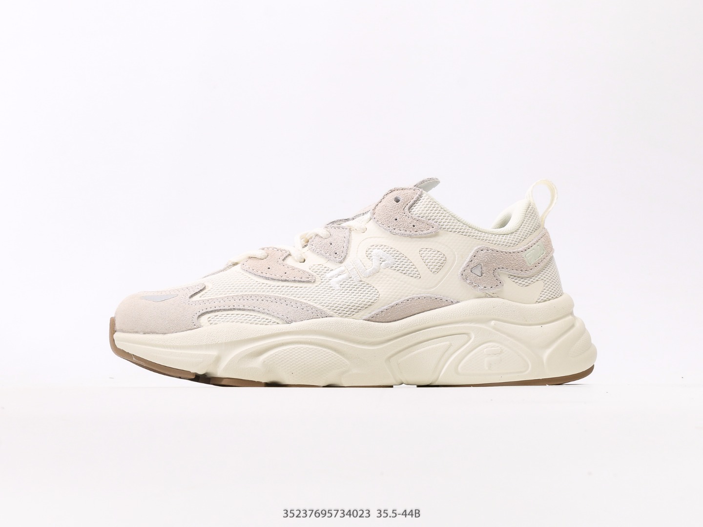 Fila Dames Ray Tracer Evo Sneakers - Comfortabel & Stijlvol - Crème/Beige