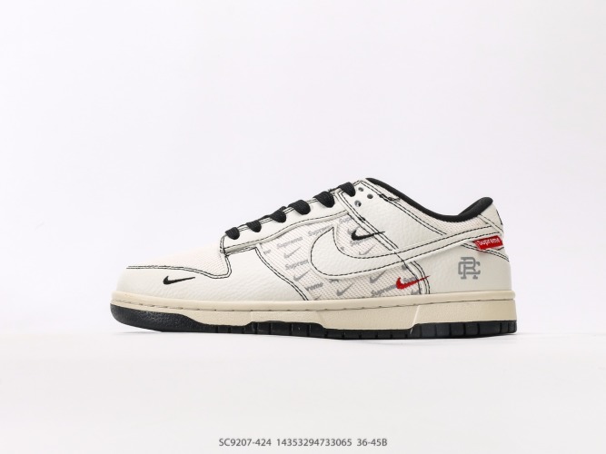 Nike Dunk Low Retro Sneakers - Comfortable, Low-Profile, Durable Skate Shoes