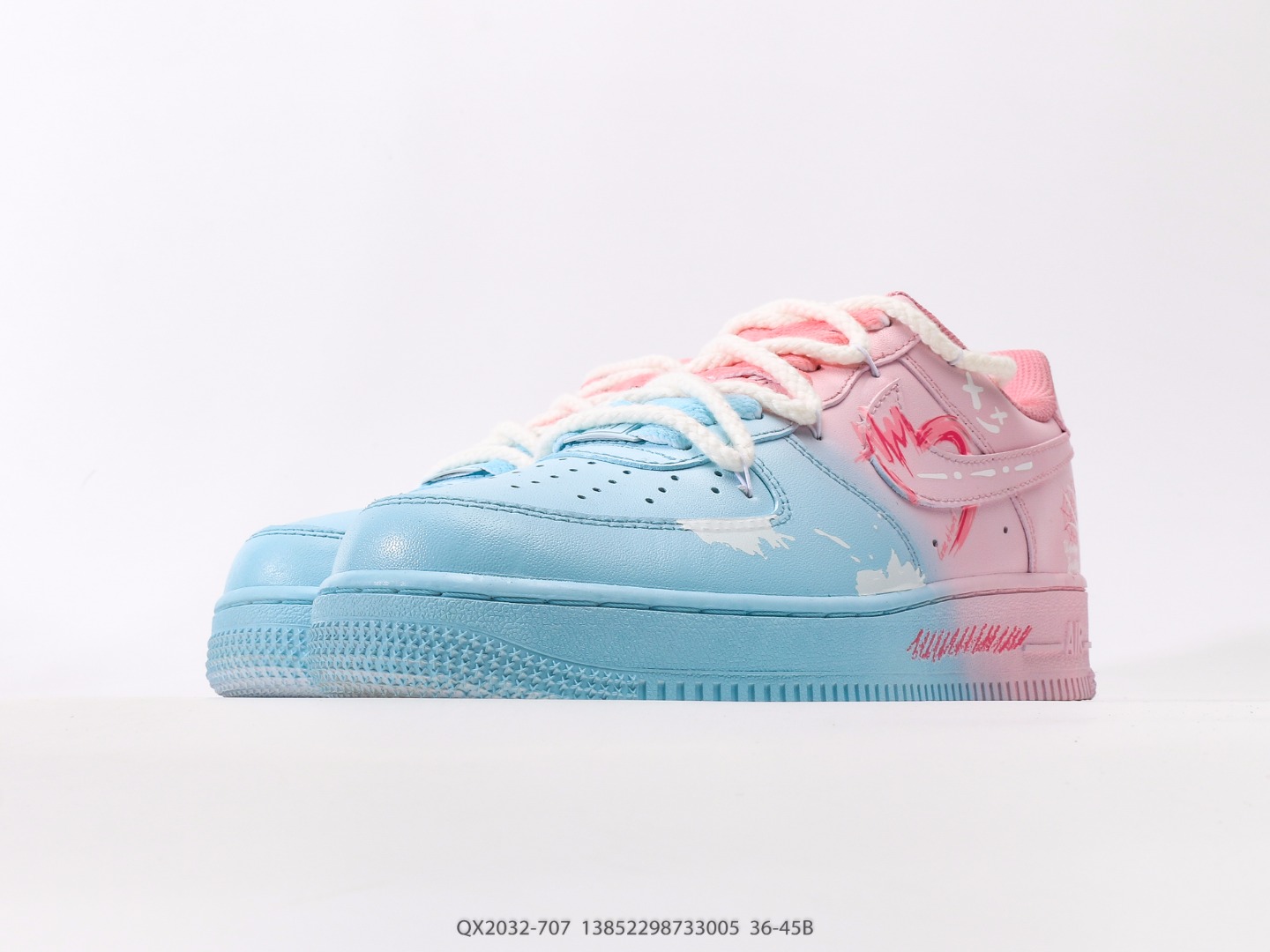 Nike Air Force 1 Low Pastel Custom Sneakers - Comfort & Style 6 o 1iulku20u26o1bam1jl25ec1v1h35