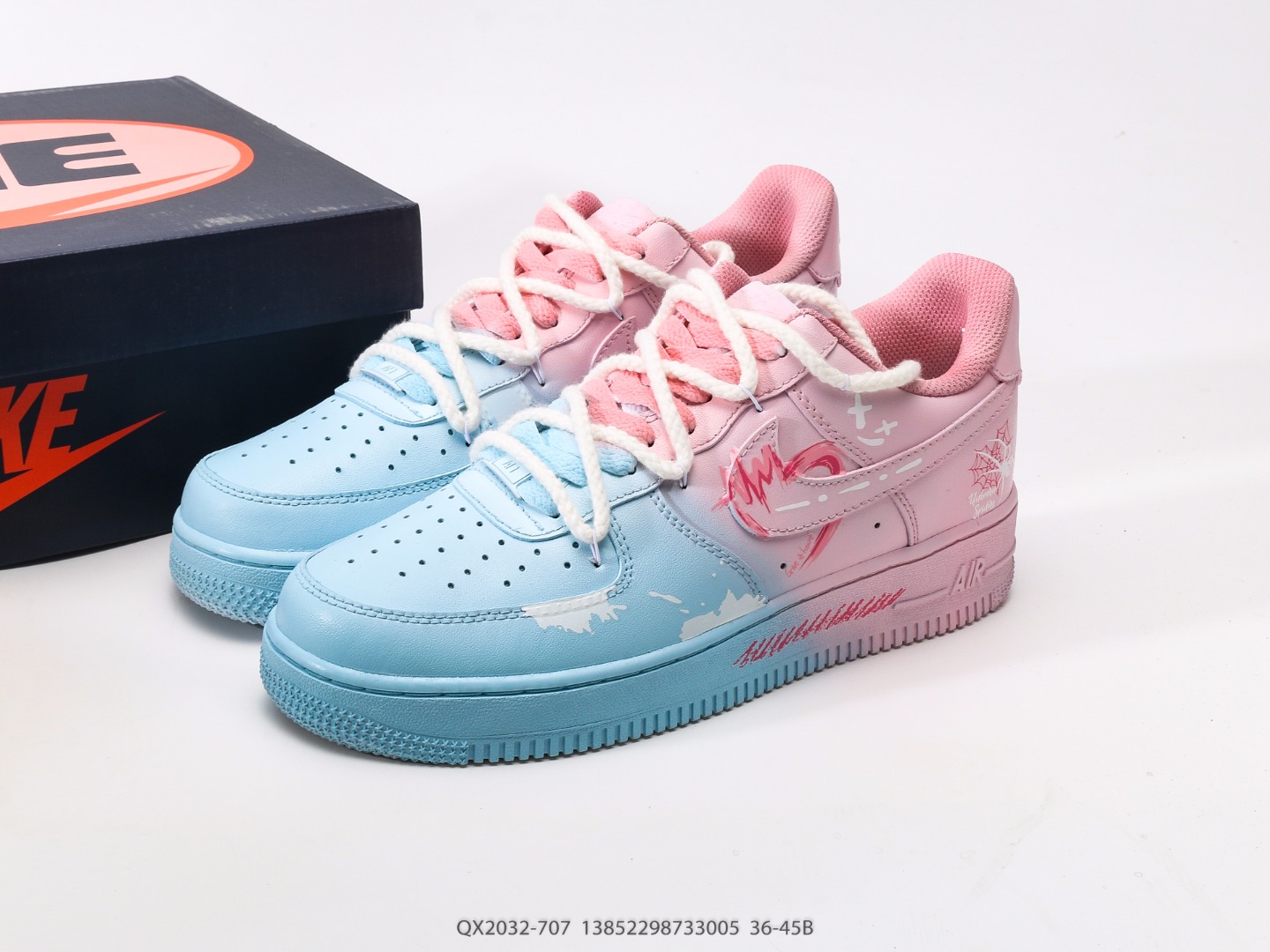 Nike Air Force 1 Low Pastel Custom Sneakers - Comfort & Style 10 o 1iulku20v16133r6fr11fbg1hci39