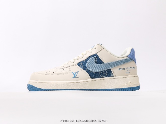 Louis Vuitton x Nike Air Force 1 Low Top Sneaker - Casual & Stylish 1 Louis Vuitton x Nike Air Force 1 Low Top Sneaker - Casual & Stylish