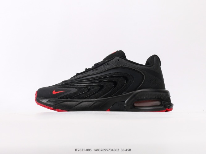 Nike Air Max BIA Black/Red Comfort Running Shoes - IF2621-005