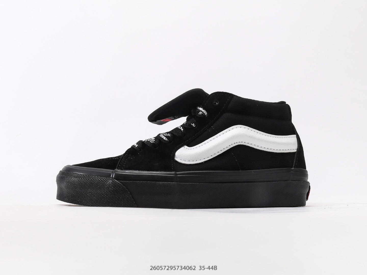 Vans Sk8-Mid Black/White Skate Shoes, Fashionable and Versatile for Everyday Style 2 o 1iuoibmmi1m641njp1utf1p2e17bb11