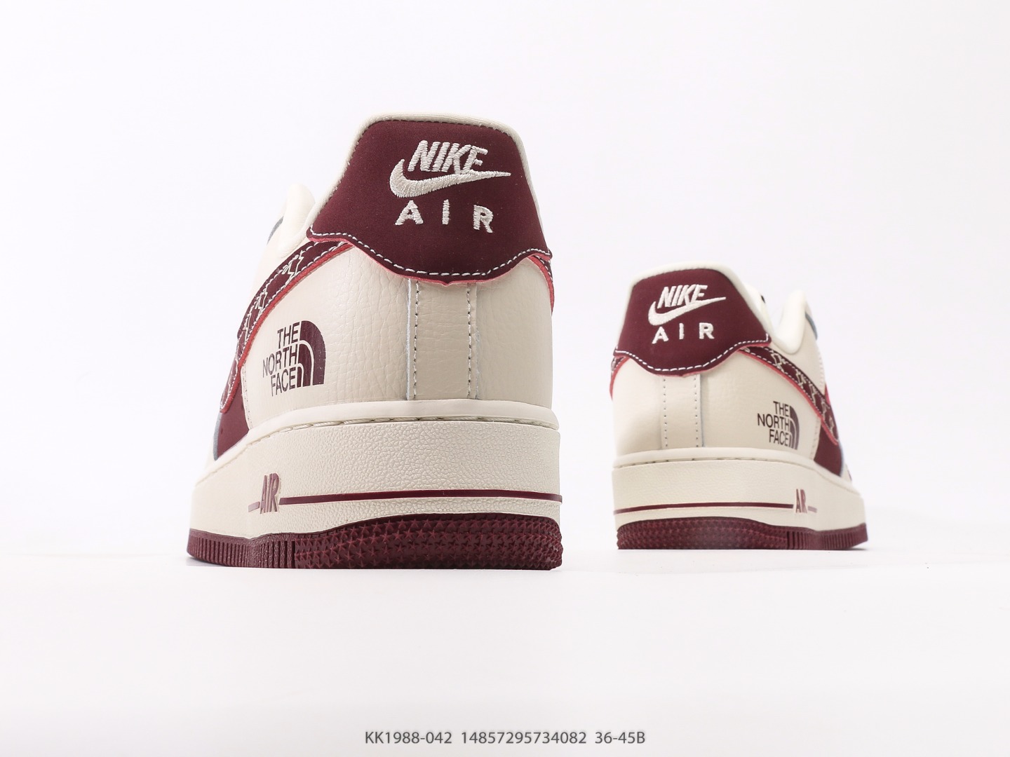 Nike Air Force 1 Low 'The North Face' Casual Sneakers 7 o 1iuoimcg01gum16d120o16sv8g836