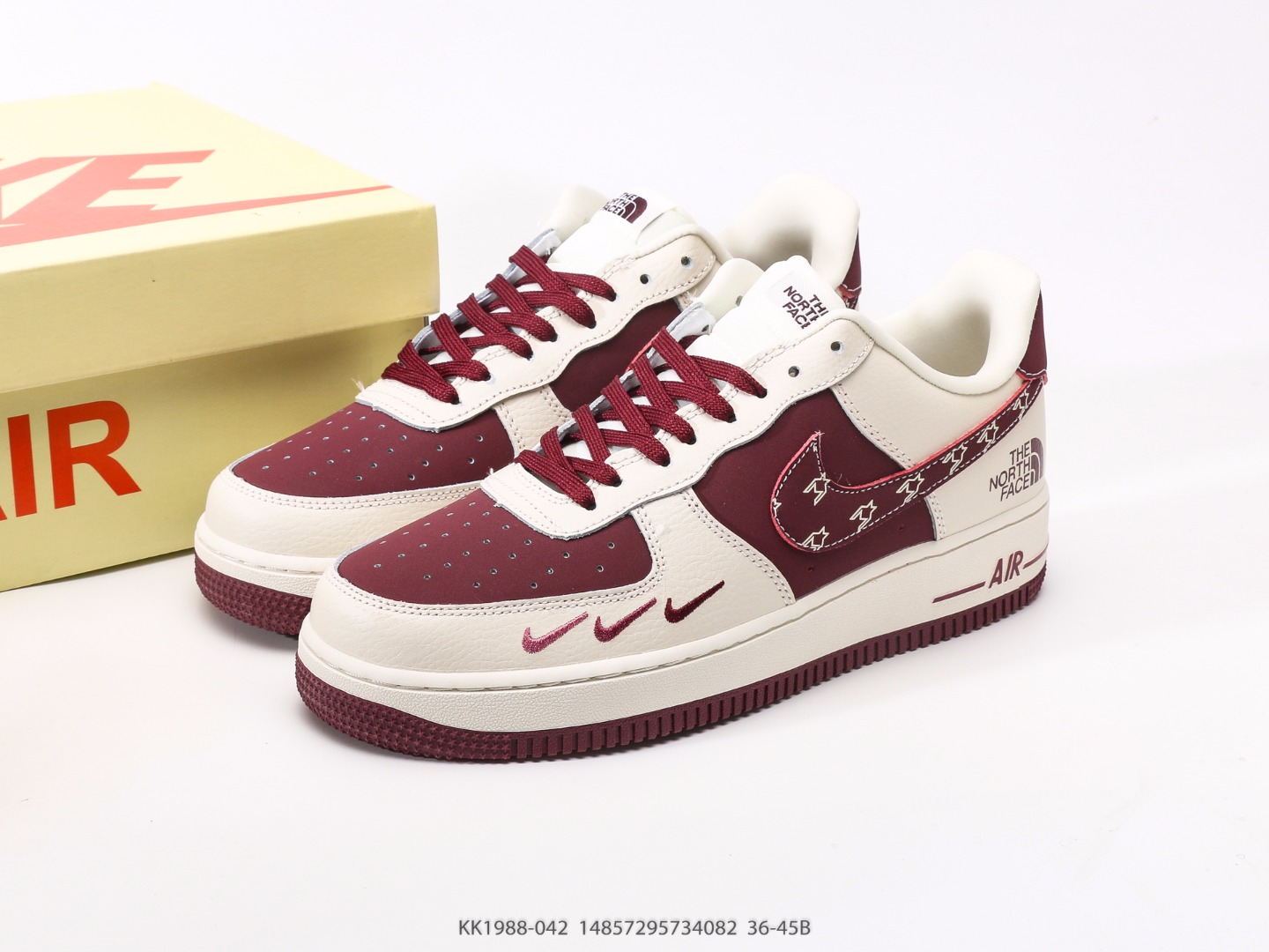 Nike Air Force 1 Low 'The North Face' Casual Sneakers 10 o 1iuoimcg21nea1jlomqs1a1i1par39