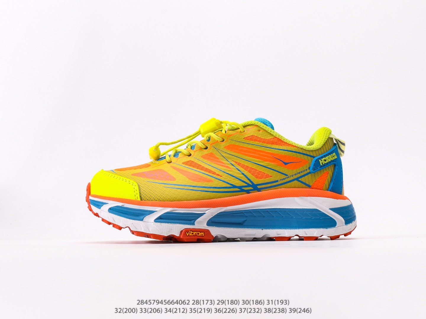 童鞋 霍卡 HOKA ONE ONE 大地飞越 Skyline Float X 系列 网面透气 防滑轻便厚底跑步鞋天际线X老爹鞋注意：图下方显示为实际脚长，单位毫米[手工测量，可能存在5毫米左右的误差] #28457945664062-选品中心