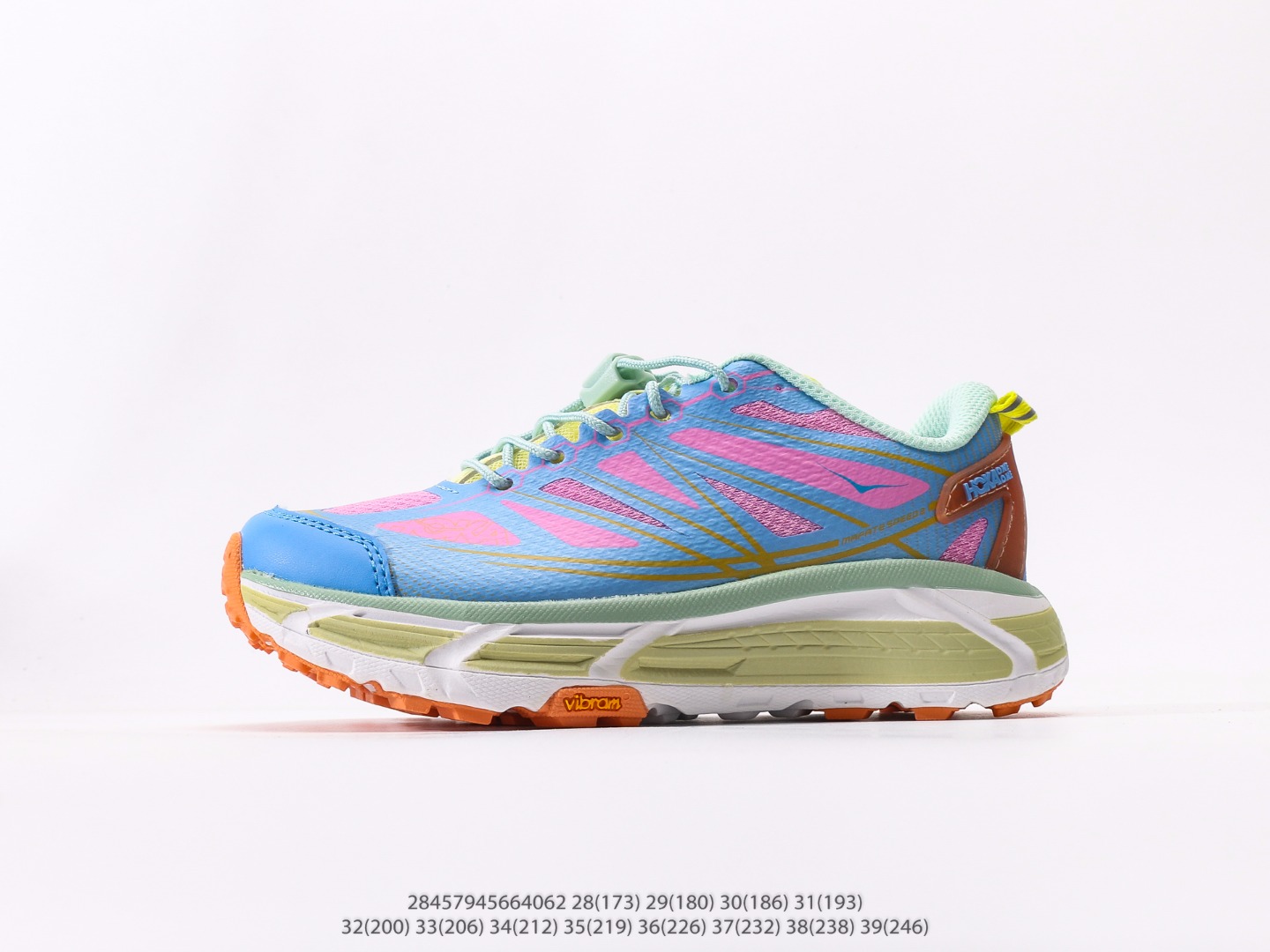 童鞋 霍卡 HOKA ONE ONE 大地飞越 Skyline Float X 系列 网面透气 防滑轻便厚底跑步鞋天际线X老爹鞋注意：图下方显示为实际脚长，单位毫米[手工测量，可能存在5毫米左右的误差] #28457945664062-选品中心