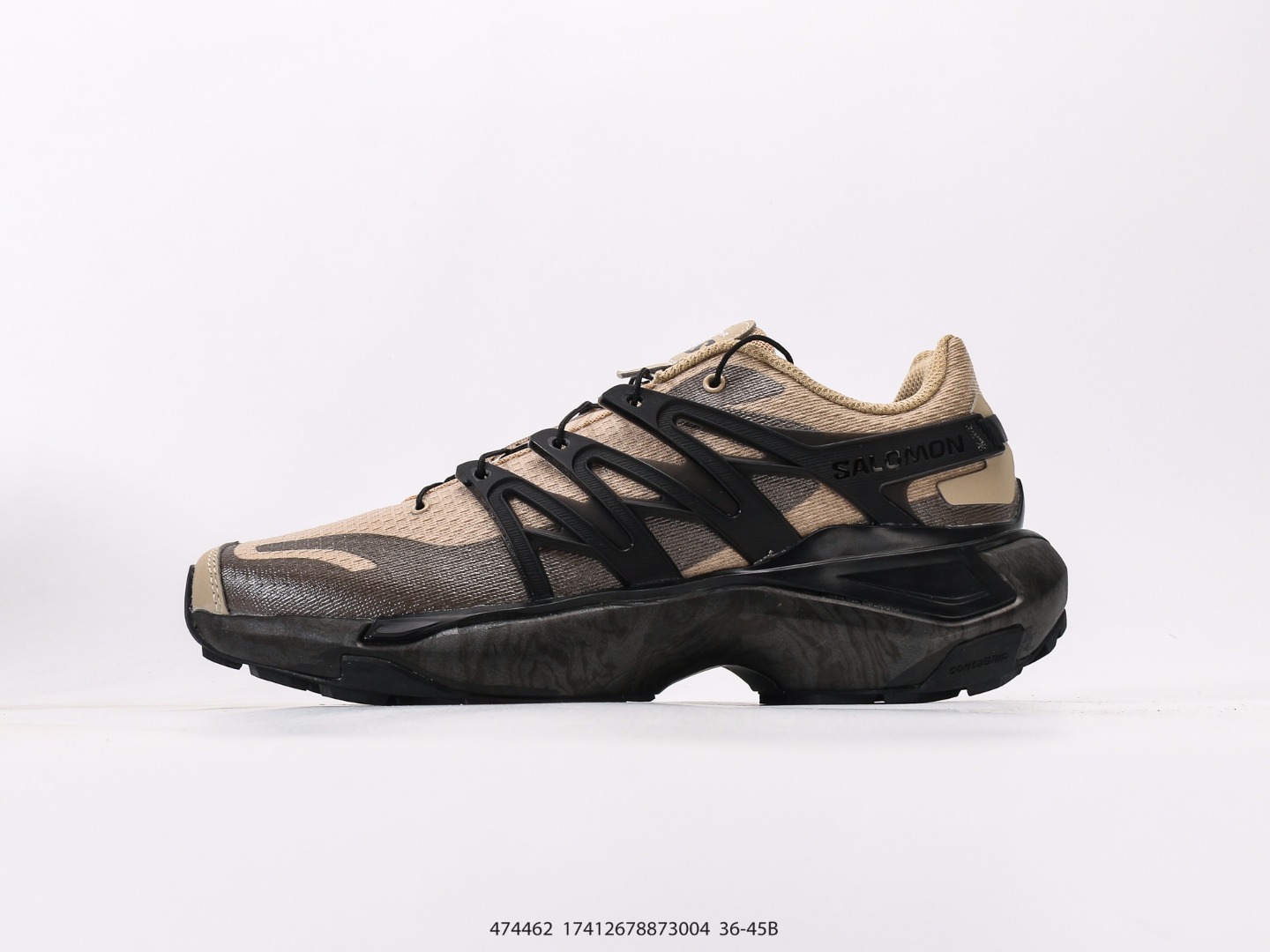 💰210  
萨洛蒙 Salomon XT PU.RE ADVANCED复古休闲运动鞋鞋底磨损区运用CONTAGRIP耐磨鞋材 后跟自然饱满还原包裹性 鞋面用SENSIFT贴合包裹脚型 鞋跟鞋底牵引设计抓地性 3D ADVANCED CHASSIS底盘轻量化 五层组合大底 钉齿设计稳定防护 Ortholite轻量化鞋垫
尺码：36 37 38 39 40 41 42 43 44 45
货号478026#17412678873004