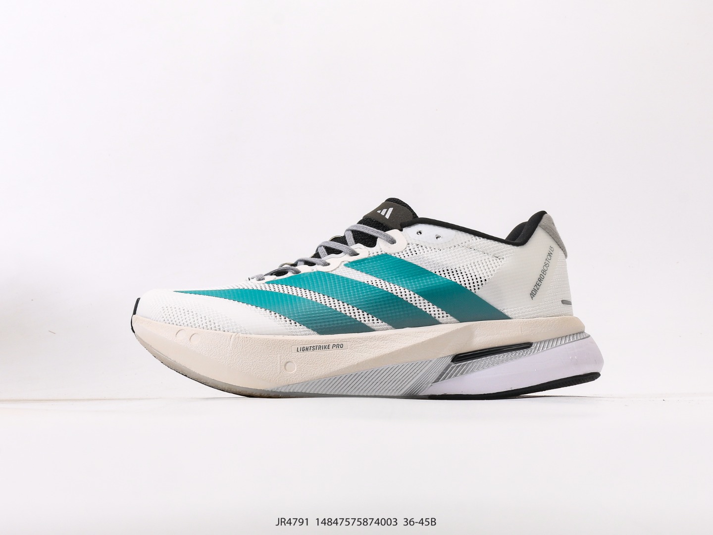 阿迪达斯didas Adizero BOSTON 13马拉松飞线贾卡轻质透气休闲运动跑步鞋采用双层透气网纱 Flywire动态飞线绑缚鞋面材质 内置Zoom小气垫装置 2⁄3 371⁄3 38 382⁄3 391⁄3 40 402⁄3 411⁄3 42 422⁄3 431⁄3 44 45 货号:JR4791#14847575874003