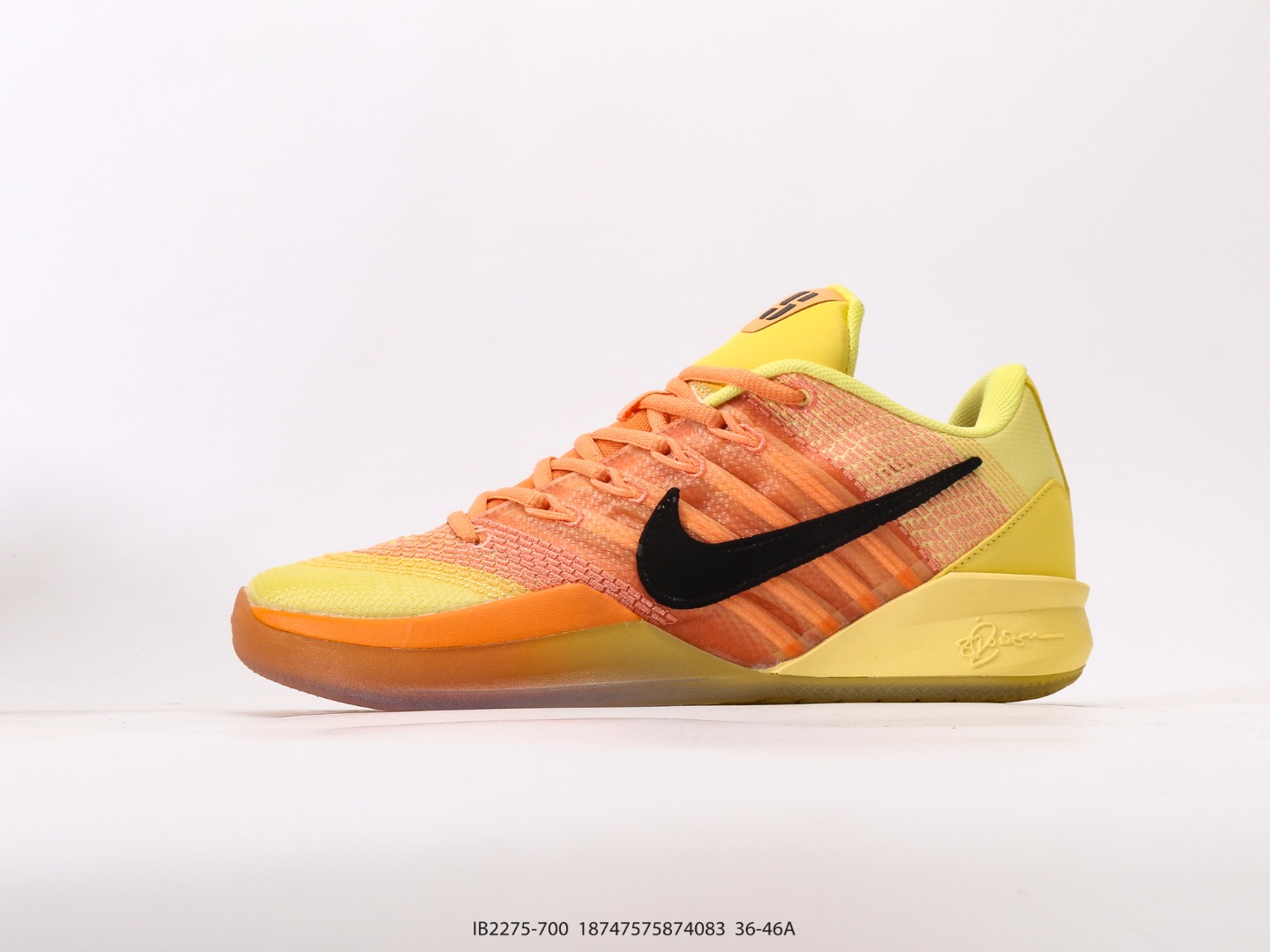 💰200  
耐克NK Sabrina 2 Apricot Agate萨布丽娜2代黄橙黑勾
尺码：36 37 38 39 40 41 42 43 44 45 46
货号：IB2275-700#18747575874083