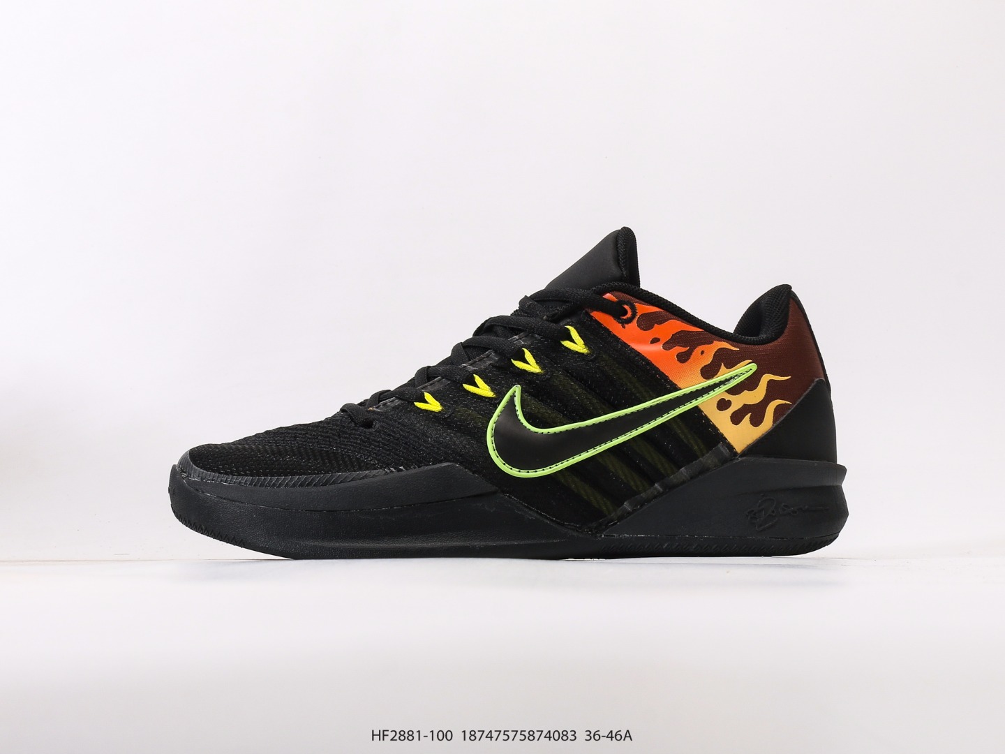 💰200  
耐克NK Sabrina 2 Apricot Agate萨布丽娜2代黄橙黑勾
尺码：36 37 38 39 40 41 42 43 44 45 46
货号：HF2881-00#18747575874083