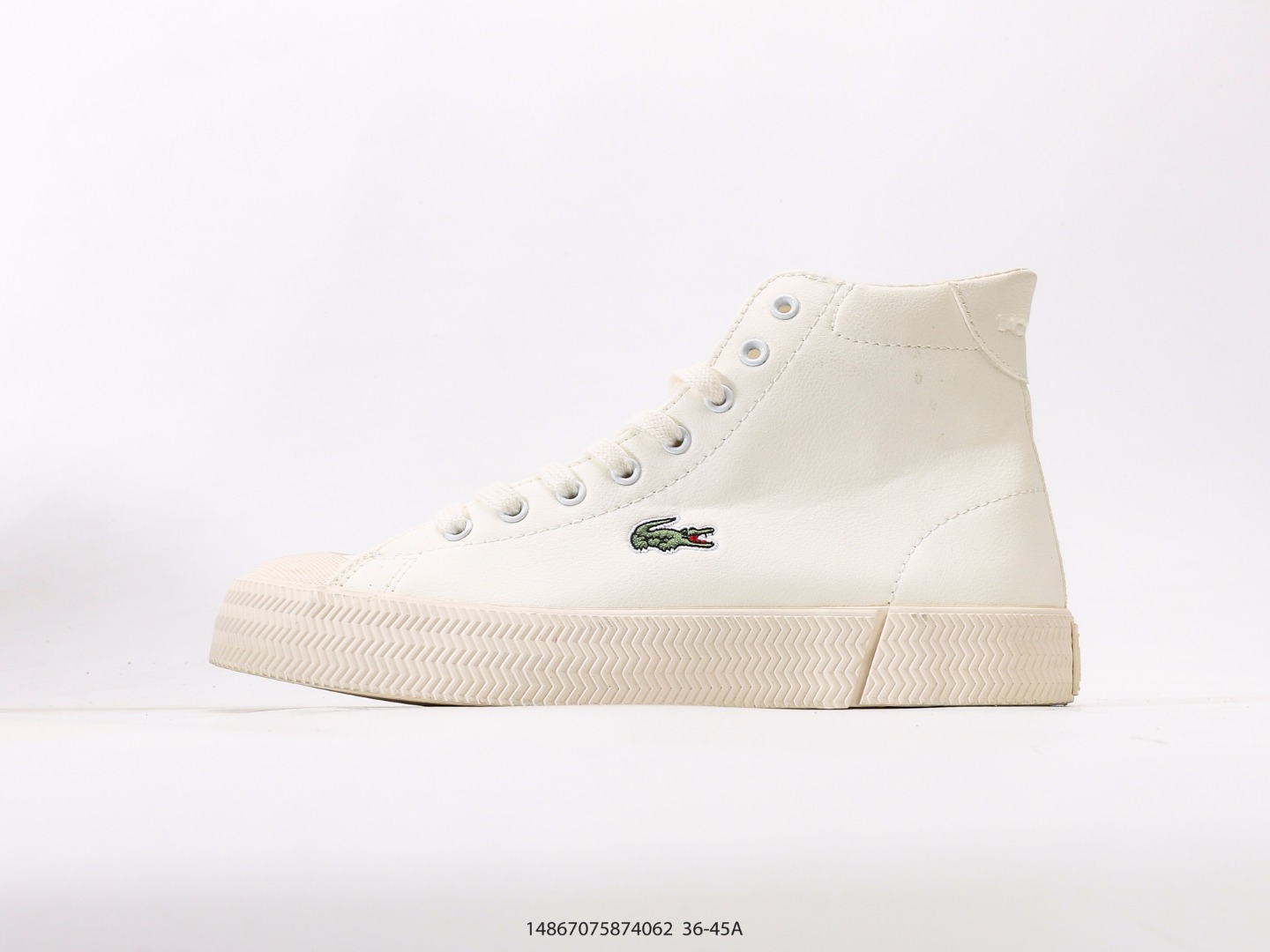 💰140  
法国鳄鱼LACOSTE Gripshot 百搭舒适 高帮防滑板鞋
尺码：36 37 38 39 40 41 42 43 44 45
#14867075874062