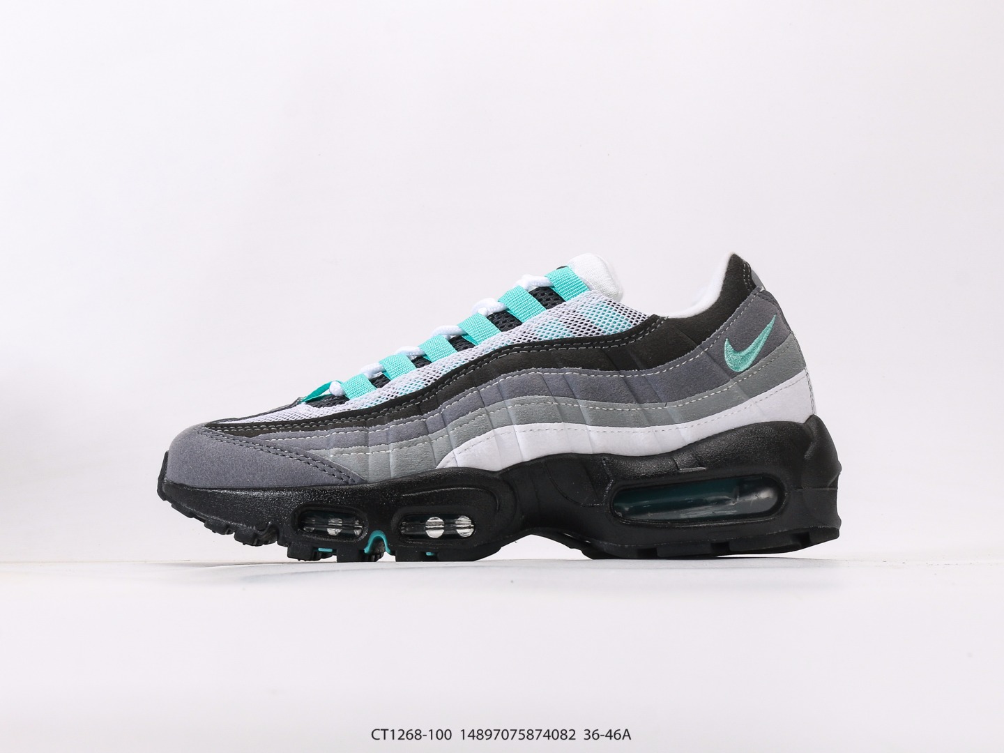 耐克NIKE AIR MAX 95 TT 耐克 气垫复古慢跑百搭鞋休闲运动鞋 货号:CT1268-100#14897075874082